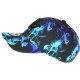 Casquette Enfant Bleue et Noire Streetwear Smoky NY Baseball 7 a 11 ans Casquette Enfant Hip Hop Honour