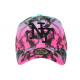 Casquette NY Rose et Bleue Streetwear City Baseball Smoky CASQUETTES Hip Hop Honour