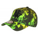 Casquette NY Verte et Noire Streetwear City Baseball Smoky CASQUETTES Hip Hop Honour