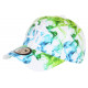 Casquette NY Blanche et Verte Look Streetwear Classe Baseball Smoky CASQUETTES Hip Hop Honour