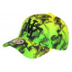 Casquette NY Verte et Jaune Streetwear City Baseball Smoky CASQUETTES Hip Hop Honour