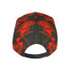 Casquette NY Rouge et Noire Design Streetwear Baseball Smoky CASQUETTES Hip Hop Honour