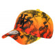 Casquette NY Orange et Jaune Streetwear City Baseball Smoky CASQUETTES Hip Hop Honour