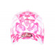 Casquette NY Rose et Blanche Tendance Fashion Baseball Smoky CASQUETTES Hip Hop Honour