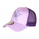 Casquette NY Filet Violette Trucker Baseball Tendance Gybz CASQUETTES Hip Hop Honour