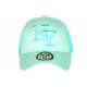 Casquette NY Filet Verte Turquoise Trucker Baseball Tendance Gybz ANCIENNES COLLECTIONS divers