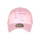 Casquette NY Filet Rose Pastel Trucker Baseball Tendance Gybz CASQUETTES Hip Hop Honour