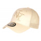 Casquette NY Filet Beige Trucker Baseball Tendance Gybz CASQUETTES Hip Hop Honour