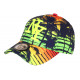 Casquette NY Jaune Fluo et Verte Palmiers Tropicale Bora Baseball CASQUETTES Hip Hop Honour