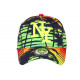 Casquette NY Jaune Fluo et Verte Palmiers Tropicale Bora Baseball CASQUETTES Hip Hop Honour