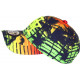 Casquette NY Jaune Fluo et Verte Palmiers Tropicale Bora Baseball CASQUETTES Hip Hop Honour