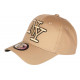 Casquette NY Beige et Noire Tendance Visiere Baseball Broadwyx CASQUETTES Hip Hop Honour