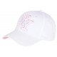 Casquette NY Blanche et Rose Tendance Visiere Baseball Broadwyx CASQUETTES Hip Hop Honour