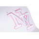 Casquette NY Blanche et Rose Tendance Visiere Baseball Broadwyx CASQUETTES Hip Hop Honour