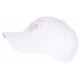 Casquette NY Blanche et Rose Tendance Visiere Baseball Broadwyx CASQUETTES Hip Hop Honour