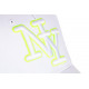 Casquette NY Blanche et Jaune Fluo Tendance Visiere Baseball Broadwyx CASQUETTES Hip Hop Honour