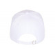 Casquette NY Blanche et Orange Fluo Tendance Visiere Baseball Broadwyx CASQUETTES Hip Hop Honour