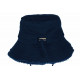 Chapeau Bob Bleu Marine en Coton Prestige Urban avec Ficelle Myxjack BOB Nyls Création