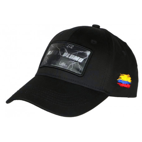 Casquette Plata o Plomo Noire Patch Hologramme Cartel Baseball CASQUETTES SKR