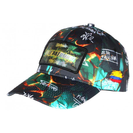 Casquette El Patron Plata O Plomo Verte Hologramme Streetwear CASQUETTES SKR