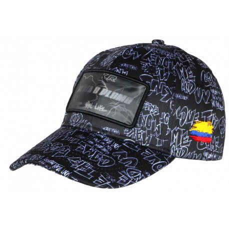 Casquette Plata O Plomo Noire Hologramme Cartel Streetwear Medellin CASQUETTES SKR