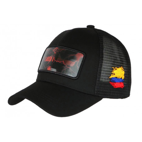 Casquette Plata O Plomo Rouge Hologramme Filet Noir Streetwear Cartel CASQUETTES SKR