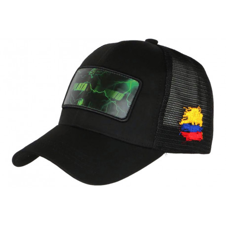 Casquette Plata O Plomo Jaune Hologramme Filet Noir Streetwear Cartel CASQUETTES SKR