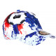 Casquette NY France Football Drapeau Bleu Blanc Rouge Fashion Footkyx CASQUETTES Hip Hop Honour