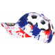 Casquette NY France Football Drapeau Bleu Blanc Rouge Fashion Footkyx CASQUETTES Hip Hop Honour