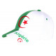 Casquette Algerie Blanche et Verte Drapeau Algerien Tendance CASQUETTES Nyls Création