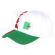 Casquette Algerie Verte et Blanche Drapeau Algerien Tendance CASQUETTES Nyls Création