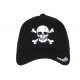 Casquette Tete de Mort Ride Free Noire Biker Baseball Motard CASQUETTES Nyls Création