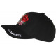 Casquette Tete de Mort et Rose La Muerte Biker Baseball Motard CASQUETTES Nyls Création