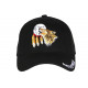 Casquette Loup Attrape Reve Native Pride Noire Biker Baseball CASQUETTES Nyls Création