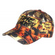 Casquette Time Is Money Orange Streetwear Originale Billets de Banque CASQUETTES Nyls Création