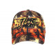 Casquette Time Is Money Orange Streetwear Originale Billets de Banque CASQUETTES Nyls Création