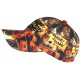 Casquette Time Is Money Orange Streetwear Originale Billets de Banque CASQUETTES Nyls Création