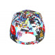 Casquette Boxing Bleue et Rouge Patch Reflect Streetwear Baseball CASQUETTES Nyls Création