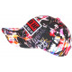 Casquette Gangsta Rap Rouge et Noire Streetwear Baseball CASQUETTES Nyls Création