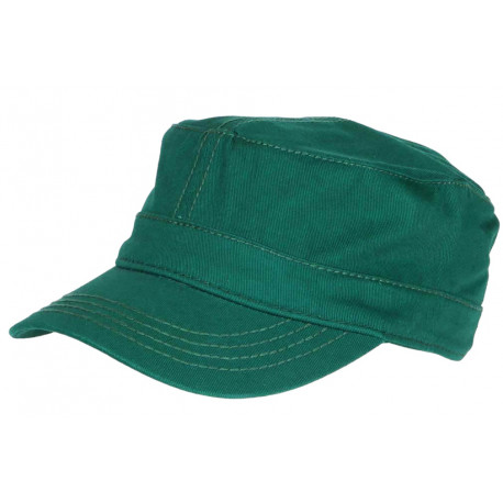 Casquette Militaire Vert Sapin Army en Coton Tendance Cliff CASQUETTES Nyls Création