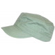 Casquette Militaire Vert Celadon Army en Coton Tendance Cliff CASQUETTES Nyls Création