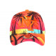 Casquette NY Orange Palmiers Style Tropical Bora Baseball CASQUETTES Hip Hop Honour