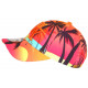 Casquette NY Orange Palmiers Style Tropical Bora Baseball CASQUETTES Hip Hop Honour