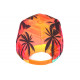 Casquette NY Orange Palmiers Style Tropical Bora Baseball CASQUETTES Hip Hop Honour