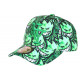 Casquette Enfant Verte Print Original Diablotins Fire NY 7 a 11 ans Casquette Enfant Hip Hop Honour