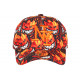 Casquette Enfant Orange Noire Originale Diablotins Fire 7 a 11 ans Casquette Enfant Hip Hop Honour