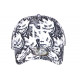 Casquette Enfant Blanche Noire Originale Diablotins Fire 7 a 11 ans Casquette Enfant Hip Hop Honour