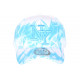 Casquette Enfant Bleue et Blanche Originale Fire NY Baseball 7 a 11 ans Casquette Enfant Hip Hop Honour