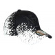 Casquette Enfant Noire Tags Blancs City Baseball Noryk 7 à 11 ans Casquette Enfant Hip Hop Honour