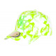 Casquette Enfant Verte Fluo et Blanche Originale Smoky NY Baseball 7 a 11 ans Casquette Enfant Hip Hop Honour